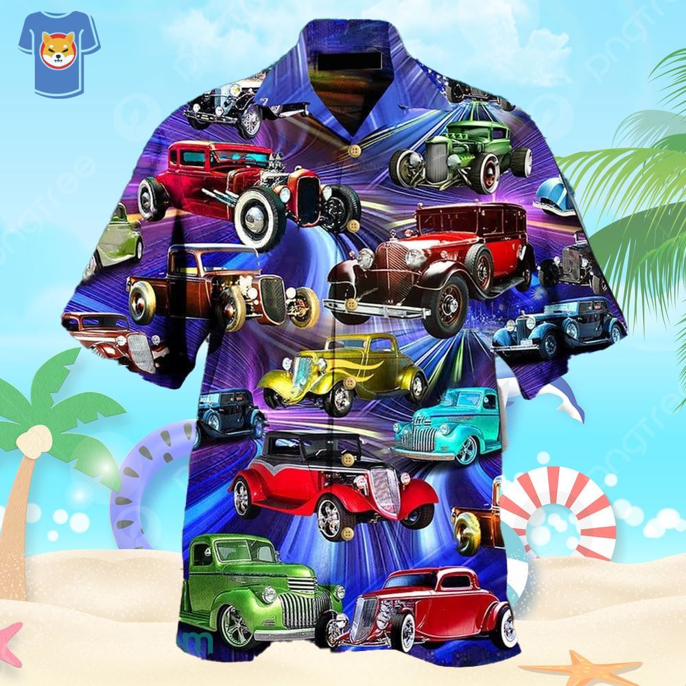 Car Green Red To Dream Stunning Style Hawaiian For - Adult & Kids T-Shirts, Sweatshirts & Hoodies apparel design preview 1