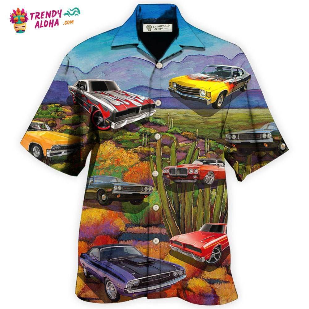 Car Landscape Style Hawaiian Trendy Aloha - Adult & Kids T-Shirts, Sweatshirts & Hoodies apparel design preview 1
