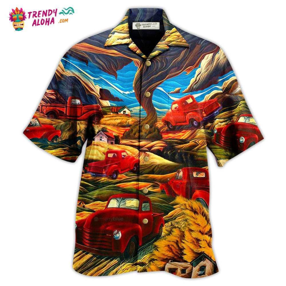 Car Love Red Mountain Hawaiian Trendy Aloha - Adult & Kids T-Shirts, Sweatshirts & Hoodies apparel design preview 1