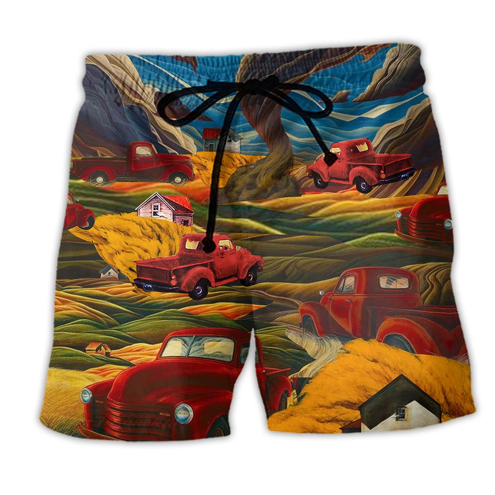 Car Love Red Mountain Trendy Aloha Hawaiian Beach - Adult & Kids T-Shirts, Sweatshirts & Hoodies apparel design preview 1