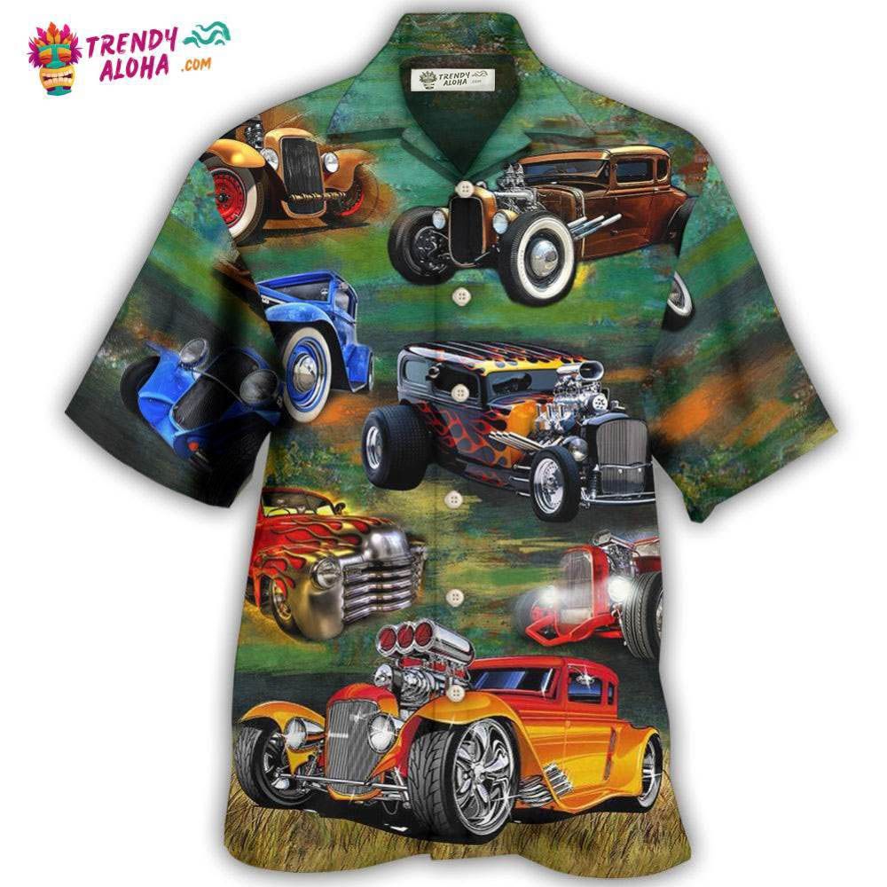 Car Luxury Retro Vintage Style Hawaiian Trendy Aloha - Adult & Kids T-Shirts, Sweatshirts & Hoodies apparel design preview 1