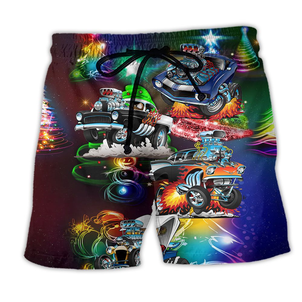Car Merry Christmas Star Light Trendy Aloha Hawaiian - Adult & Kids T-Shirts, Sweatshirts & Hoodies apparel design preview 1