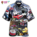 Car Muscle And Drum Racing Music Lover Hawaiian - Adult & Kids T-Shirts, Sweatshirts & Hoodies apparel design preview 1