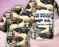 Car Muscle And Whiskey Trendy Hawaiian Tropical Beach - Adult & Kids T-Shirts, Sweatshirts & Hoodies apparel design preview 1
