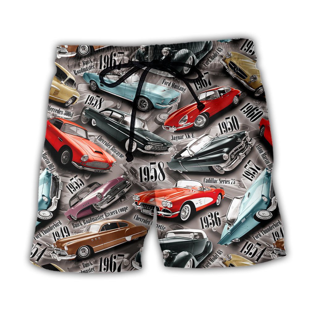 Car Old Vintage For Lovers Trendy Aloha Hawaiian - Adult & Kids T-Shirts, Sweatshirts & Hoodies apparel design preview 1