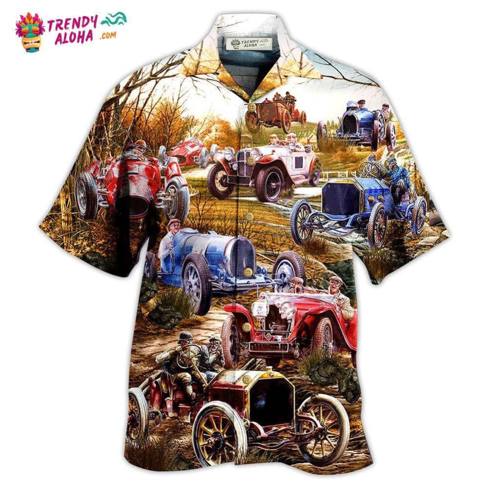 Car Old Vintage Hawaiian Trendy Aloha - Adult & Kids T-Shirts, Sweatshirts & Hoodies apparel design preview 1