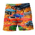 Car On Fire Amazing Style Trendy Aloha Hawaiian Beach - Adult & Kids T-Shirts, Sweatshirts & Hoodies apparel design preview 1