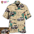 Car On The Desert With Cactus Basic Style Custom - Adult & Kids T-Shirts, Sweatshirts & Hoodies apparel design preview 1