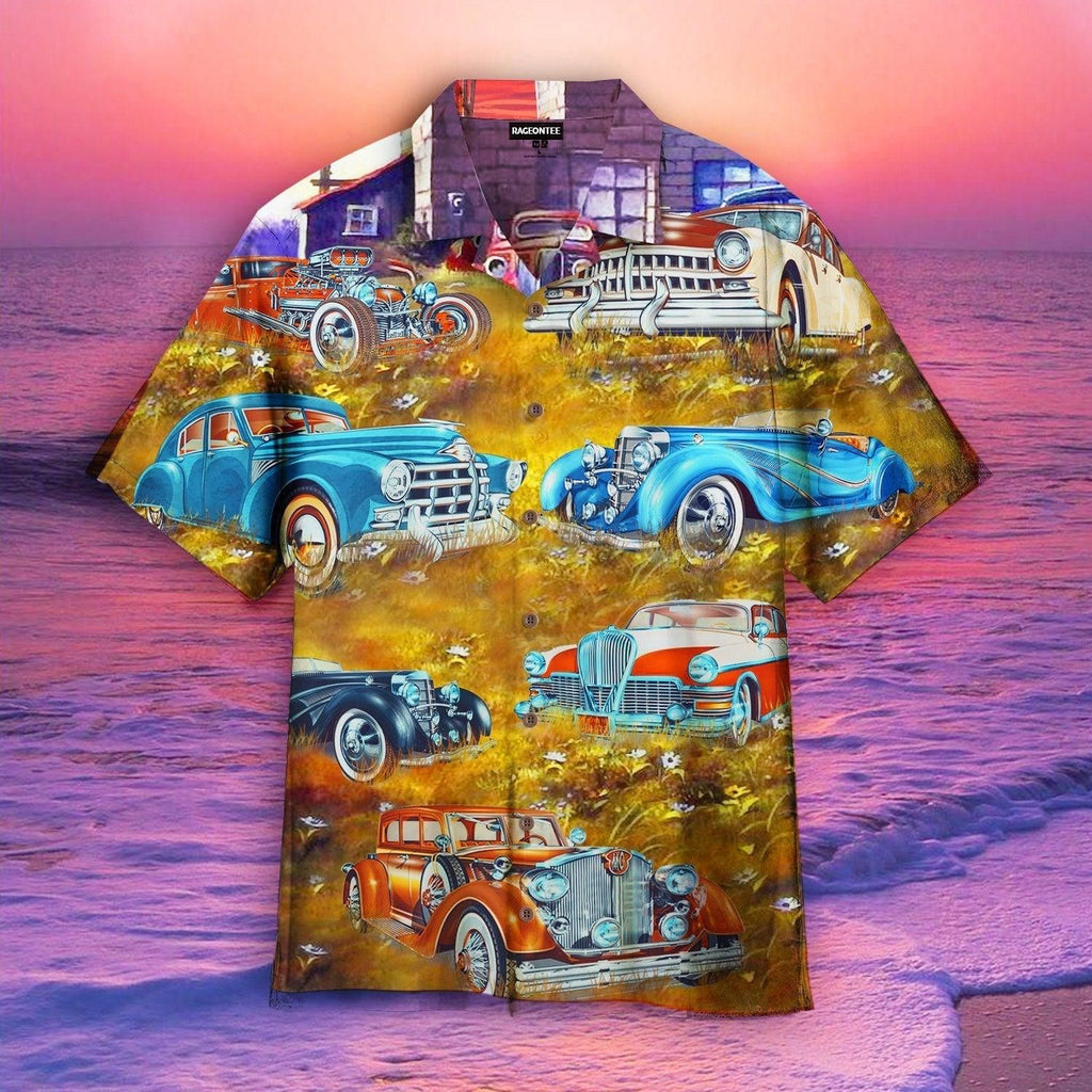 Car On The Grass Trendy Hawaiian - Adult & Kids T-Shirts, Sweatshirts & Hoodies apparel design preview 1