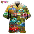 Car Pickup Trucks This Is How I Roll In Flower Field - Adult & Kids T-Shirts, Sweatshirts & Hoodies apparel design preview 1