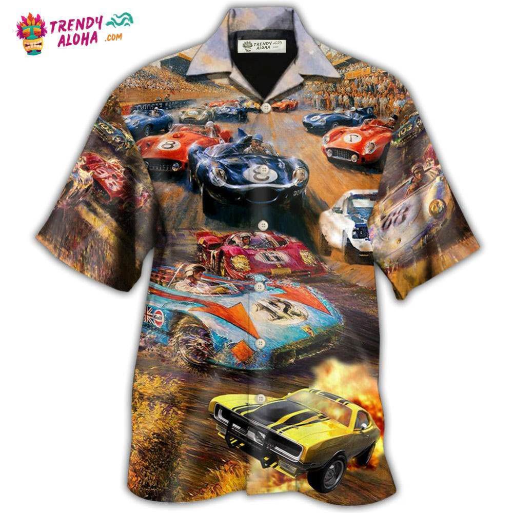 Car Racing Fast Style Hawaiian Trendy Aloha - Adult & Kids T-Shirts, Sweatshirts & Hoodies apparel design preview 1