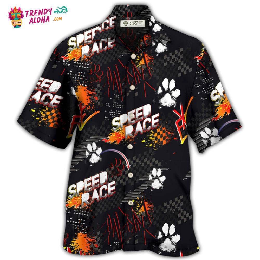 Car Racing I Like And Dogs Hawaiian Trendy Aloha - Adult & Kids T-Shirts, Sweatshirts & Hoodies apparel design preview 1