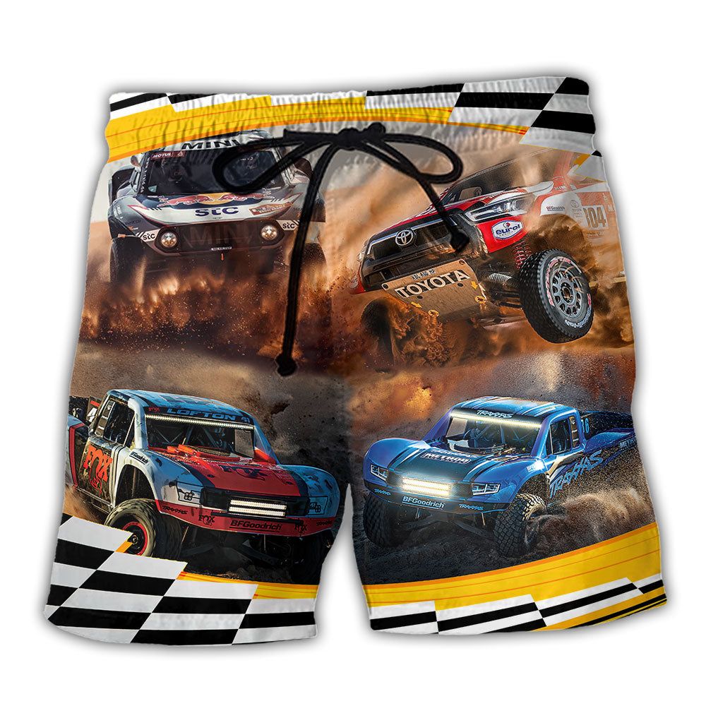 Car Racing Off Road Is Our Life Trendy Aloha Hawaiian - Adult & Kids T-Shirts, Sweatshirts & Hoodies apparel design preview 1