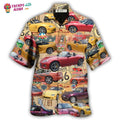 Car Road Route Vintage Style Hawaiian Trendy Aloha - Adult & Kids T-Shirts, Sweatshirts & Hoodies apparel design preview 1