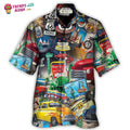 Car Route 66 Road Trip Puzzle Hawaiian Trendy Aloha - Adult & Kids T-Shirts, Sweatshirts & Hoodies apparel design preview 1