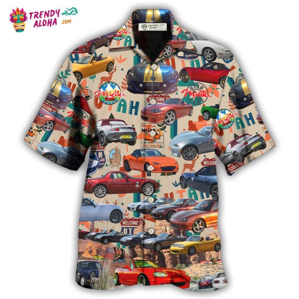 Car Summer Tropical Island Lover Color Hawaiian - Adult & Kids T-Shirts, Sweatshirts & Hoodies apparel design preview 1