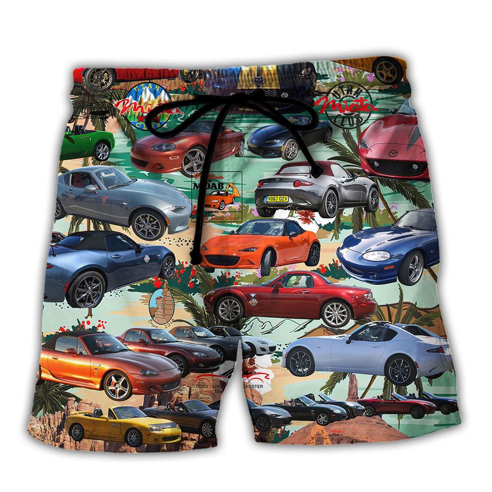 Car Summer Tropical Island Lover Trendy Aloha - Adult & Kids T-Shirts, Sweatshirts & Hoodies apparel design preview 1