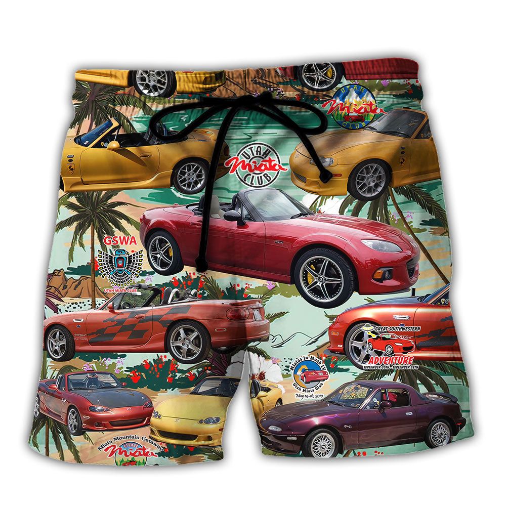 Car Summer Tropical Island Trendy Aloha Hawaiian - Adult & Kids T-Shirts, Sweatshirts & Hoodies apparel design preview 1