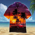 Car Sunset On The Beach Trendy Hawaiian For - Adult & Kids T-Shirts, Sweatshirts & Hoodies apparel design preview 1