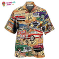 Car The Mother Road Route 66 Trip Vintage Hawaiian - Adult & Kids T-Shirts, Sweatshirts & Hoodies apparel design preview 1