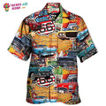 Car Vintage Route 66 Road Hawaiian Trendy Aloha - Adult & Kids T-Shirts, Sweatshirts & Hoodies apparel design preview 1