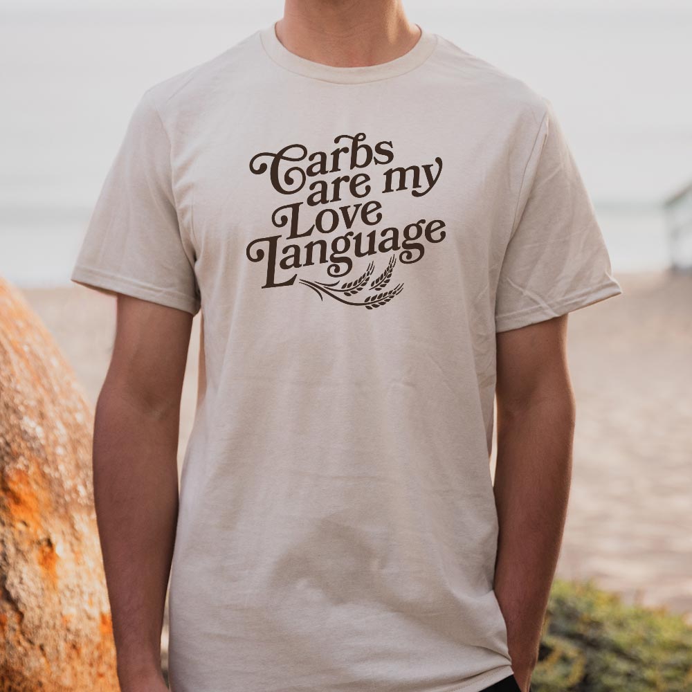Carb Love Language - Adult & Kids T-Shirts, Sweatshirts & Hoodies apparel design preview 1
