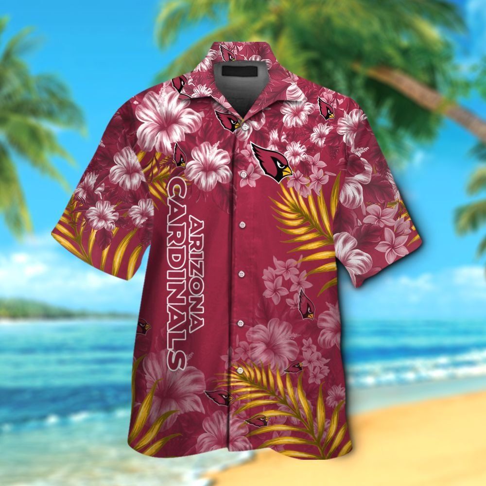 Cardinals Arizona Tropical Design Hawaiian Short - Adult & Kids T-Shirts, Sweatshirts & Hoodies apparel design preview 1