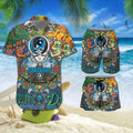 Carolina Panthers Grateful Dead Hawaiian and Short - Adult & Kids T-Shirts, Sweatshirts & Hoodies apparel design preview 1