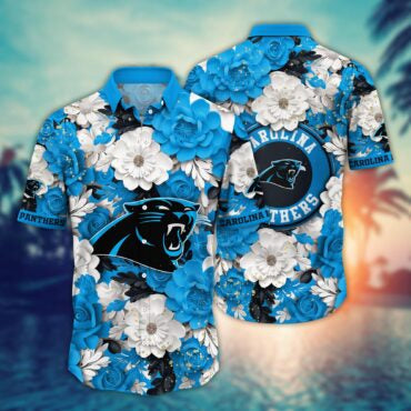 Carolina Panthers Island Fury Aloha - Adult & Kids T-Shirts, Sweatshirts & Hoodies apparel design preview 1