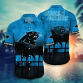 Carolina Panthers Midnight Tropics Hawaiian - Adult & Kids T-Shirts, Sweatshirts & Hoodies apparel design preview 1