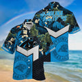 Carolina Panthers Ocean Breeze Victory Hawaiian - Adult & Kids T-Shirts, Sweatshirts & Hoodies apparel design preview 1