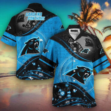 Carolina Panthers Storm Surge Hawaiian - Adult & Kids T-Shirts, Sweatshirts & Hoodies apparel design preview 1