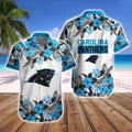 Carolina Panthers Tropical Hawaiian Fan Shorts Jungle - Adult & Kids T-Shirts, Sweatshirts & Hoodies apparel design preview 1