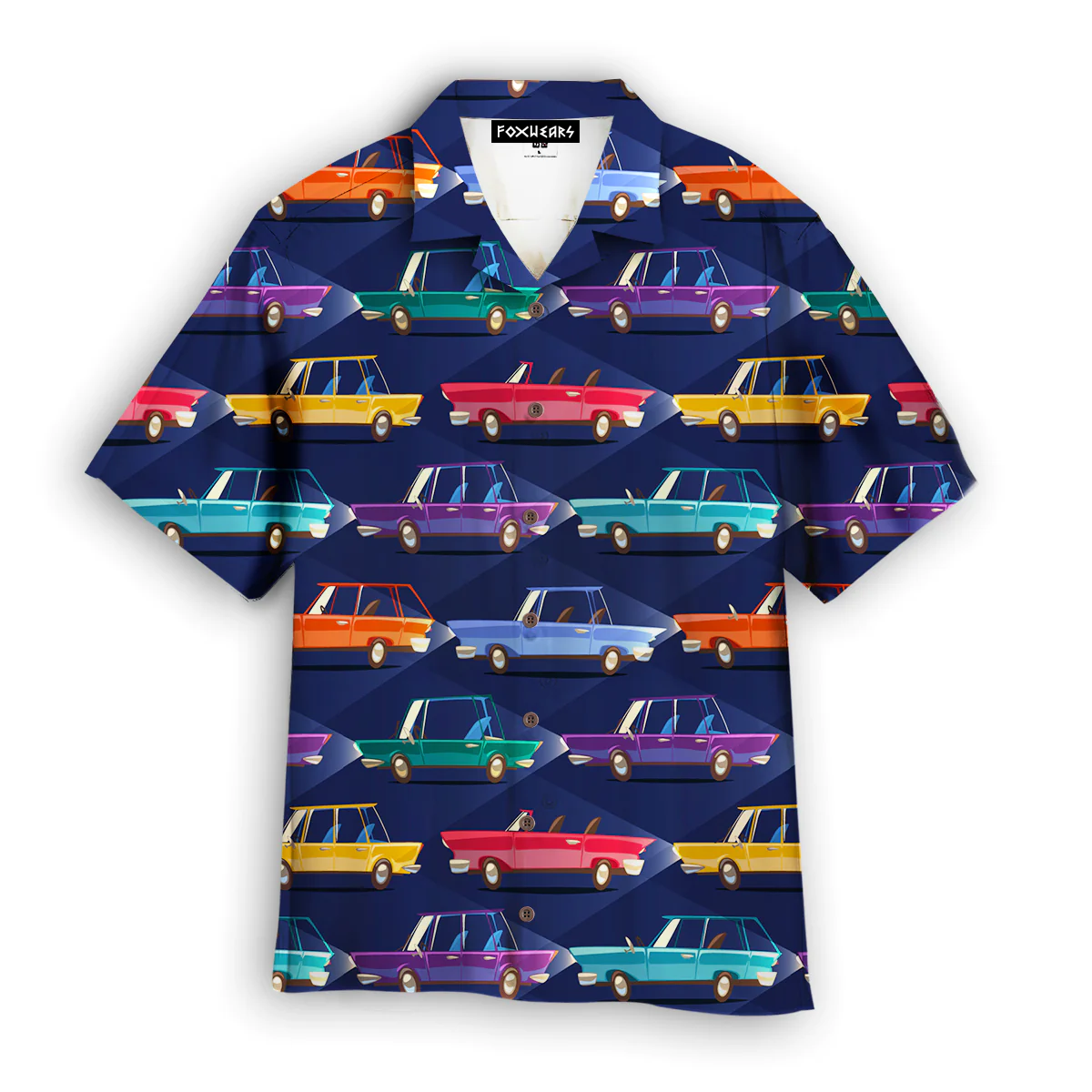Cars Retro Style Trendy Hawaiian - Adult & Kids T-Shirts, Sweatshirts & Hoodies apparel design preview 1