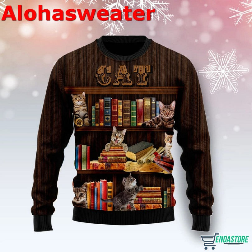 Cat Be Kind Ugly Christmas Sweater - Holiday Gift product image 2