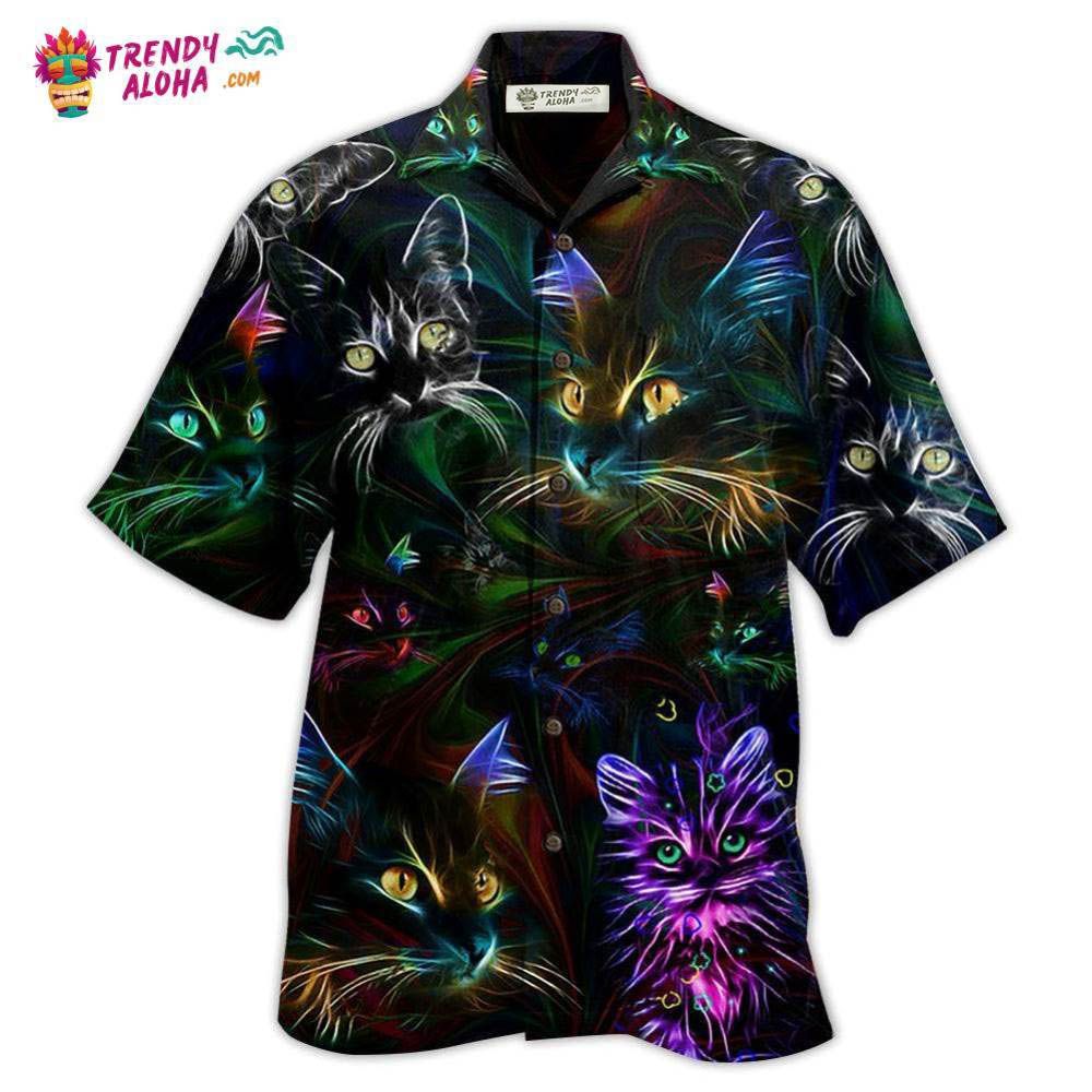 Cat Lovely Don'T Care Hawaiian Trendy Aloha - Adult & Kids T-Shirts, Sweatshirts & Hoodies apparel design preview 1