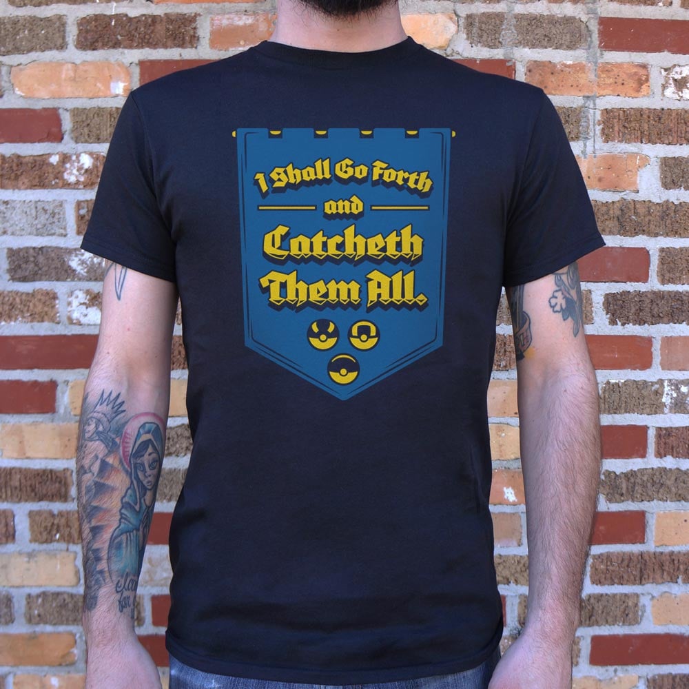 Catcheth Them All - Adult & Kids T-Shirts, Sweatshirts & Hoodies apparel design preview 1