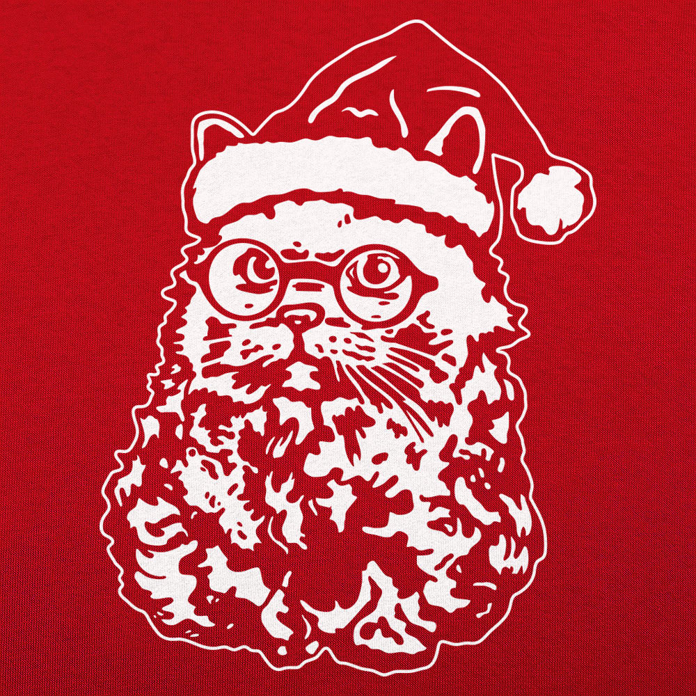 Cat Santa - Adult & Kids T-Shirts, Sweatshirts & Hoodies apparel design preview 1