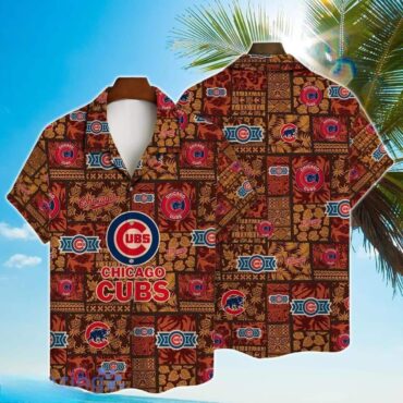 Chicago Cubs Island Heritage Hawaiian - Adult & Kids T-Shirts, Sweatshirts & Hoodies apparel design preview 1