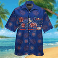 Chicago Cubs Short Sleeve Button Up Tropical Hawaiian - Adult & Kids T-Shirts, Sweatshirts & Hoodies apparel design preview 1