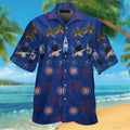 Chicago Cubs Short Sleeve Button Up Tropical Hawaiian - Adult & Kids T-Shirts, Sweatshirts & Hoodies apparel design preview 1