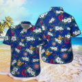 Chicago Cubs Short Sleeve Button Up Tropical Hawaiian - Adult & Kids T-Shirts, Sweatshirts & Hoodies apparel design preview 1