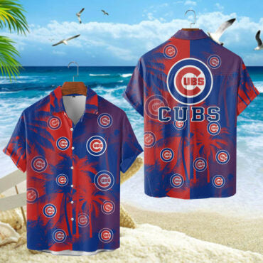 Chicago Cubs Tropical Sunset Hawaiian - Adult & Kids T-Shirts, Sweatshirts & Hoodies apparel design preview 1