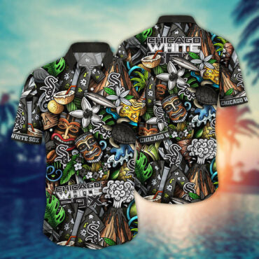 Chicago White Sox Paradise Play Hawaiian - Adult & Kids T-Shirts, Sweatshirts & Hoodies apparel design preview 1