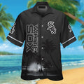 Chicago White Sox Short Sleeve Button Up Tropical - Adult & Kids T-Shirts, Sweatshirts & Hoodies apparel design preview 1
