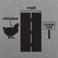 Chicken Crossing - Adult & Kids T-Shirts, Sweatshirts & Hoodies apparel design preview 1