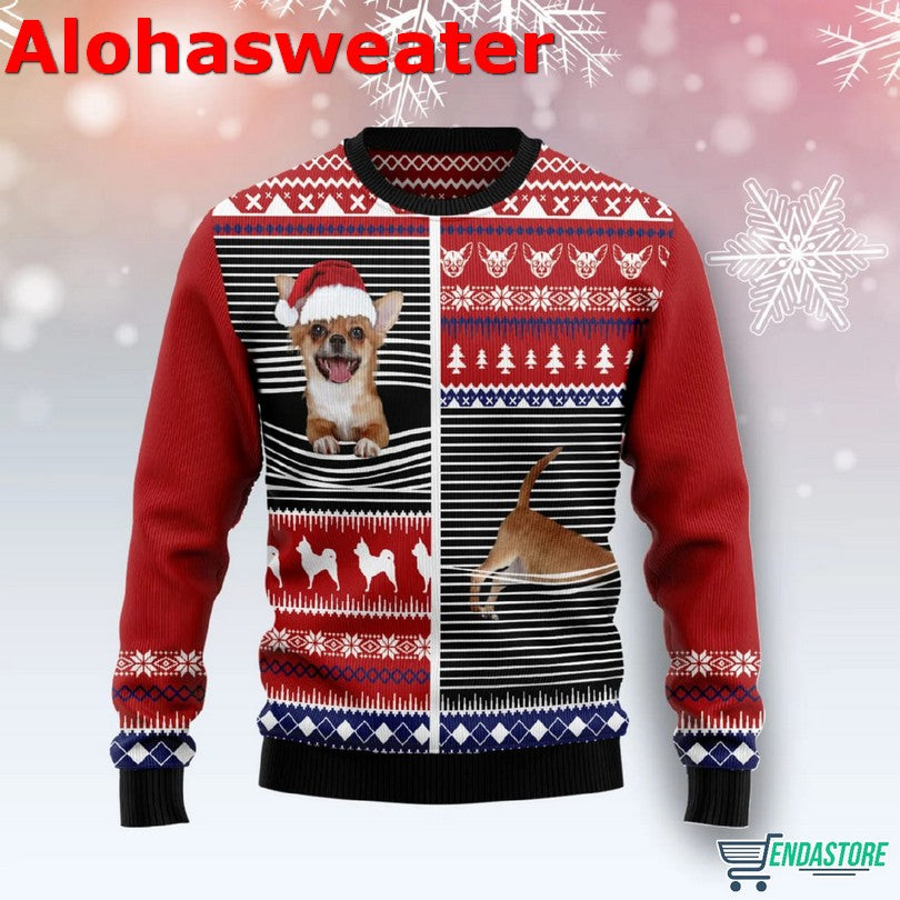 Chihuahua Paw Ugly Christmas Sweater - Holiday Gift product image 3