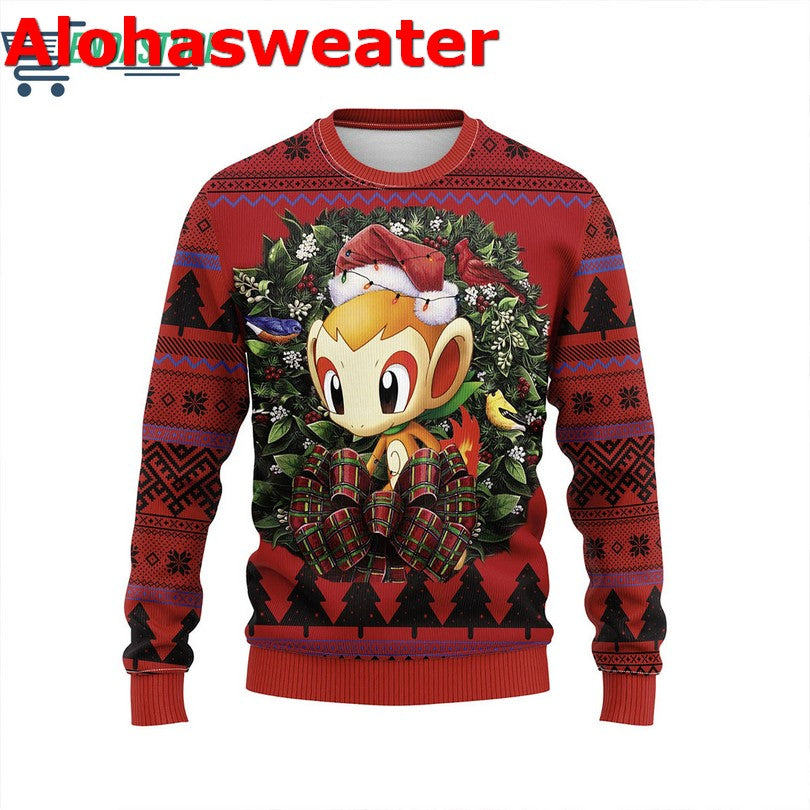Chimpanzee Christmas Ugly Christmas Sweater - Holiday Gift product image 2
