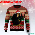 Chimpanzee Christmas Ugly Christmas Sweater - Holiday Gift product image