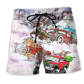 Christmas Car Run Xmas Hohoho Trendy Aloha Hawaiian - Adult & Kids T-Shirts, Sweatshirts & Hoodies apparel design preview 1